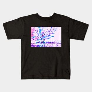 Amaranthine City Skyline Abstract Kids T-Shirt
